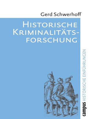 cover image of Historische Kriminalitätsforschung